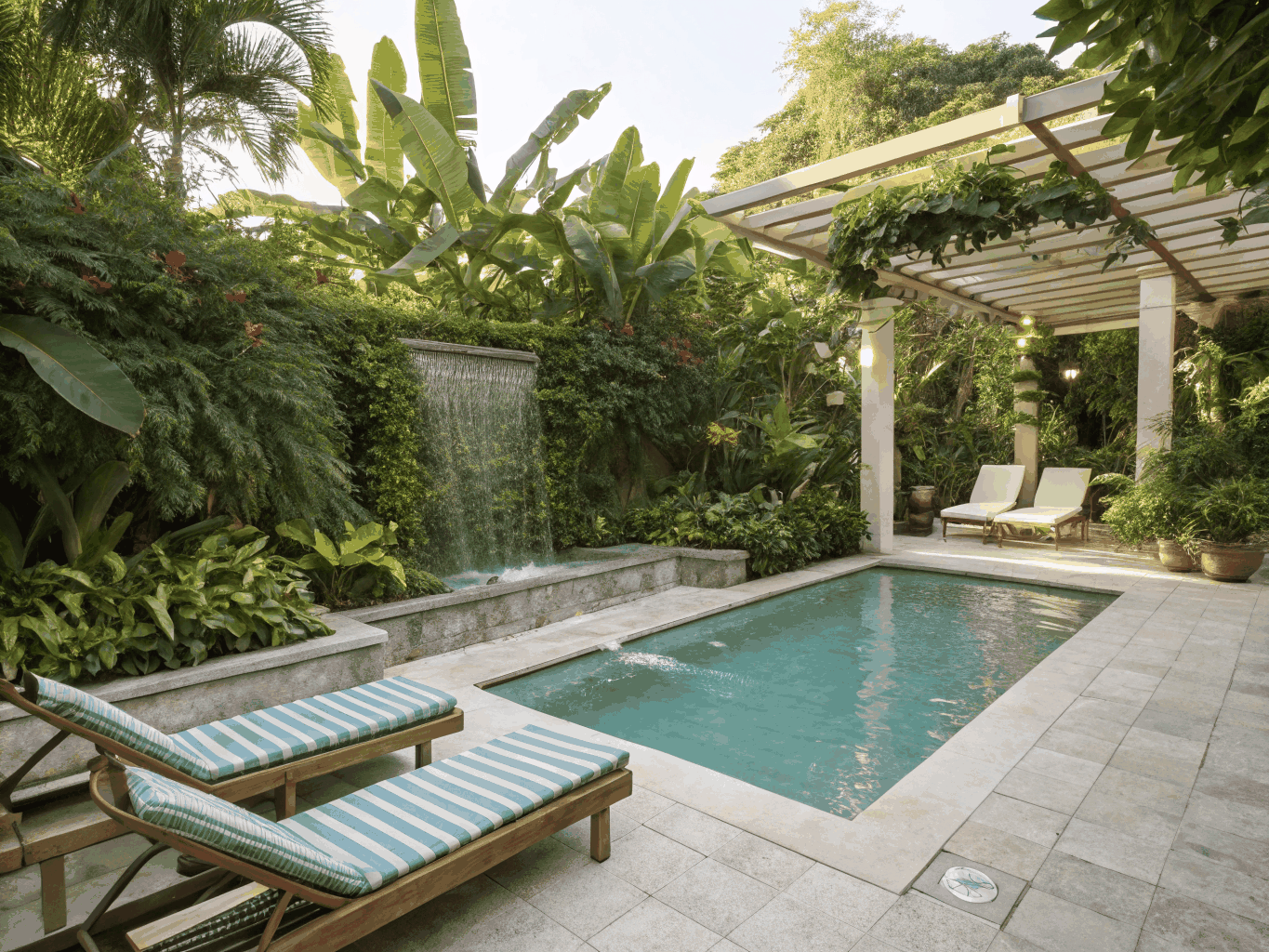 Resort pool area for guests