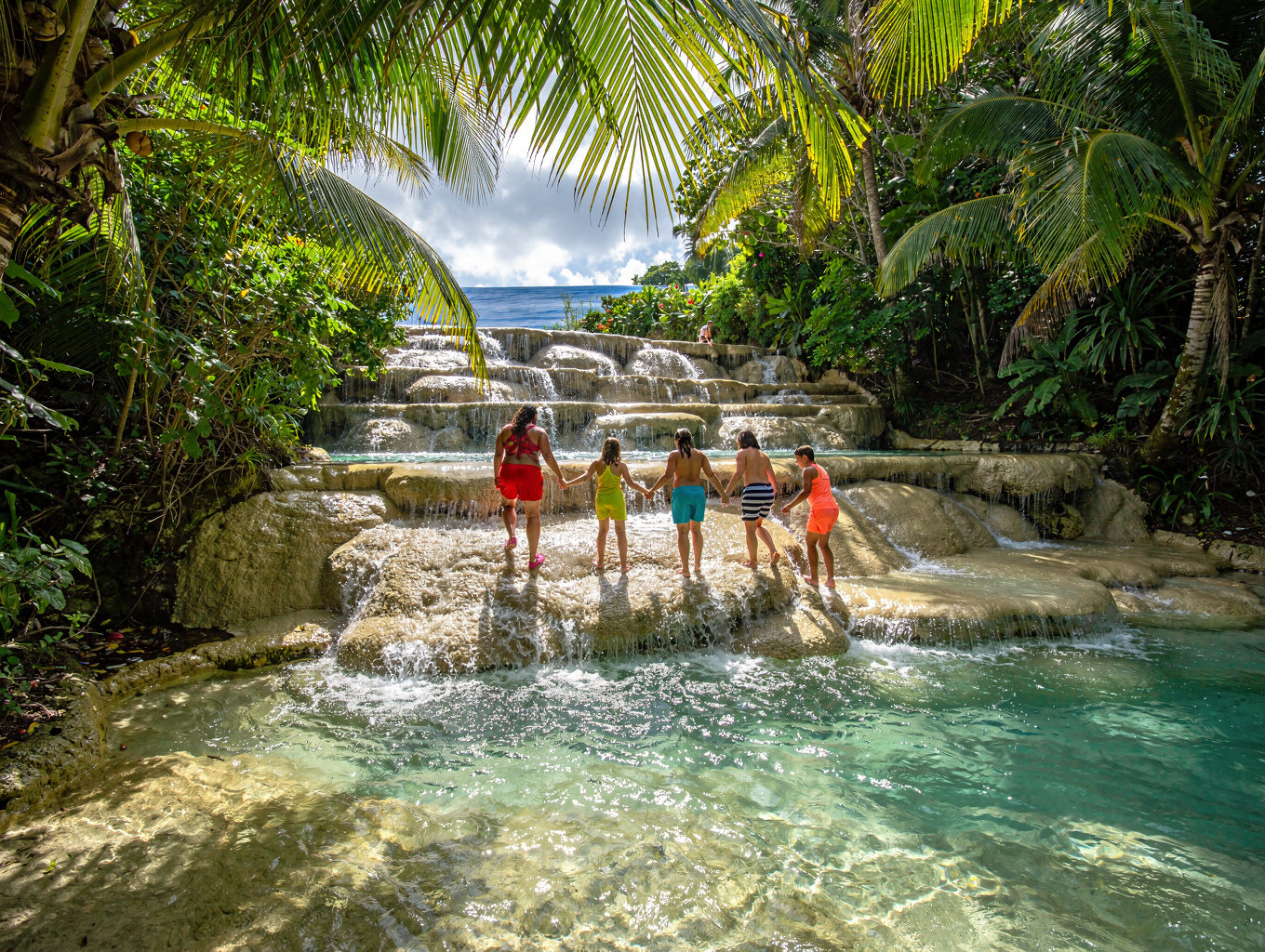 Dunn's River Falls waterfall adventure