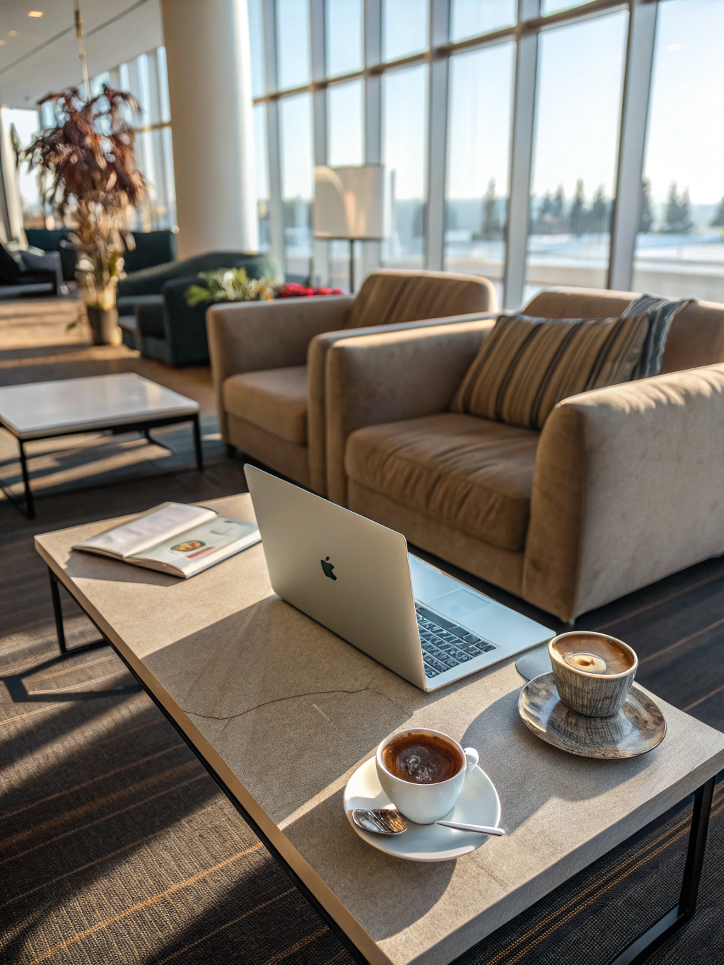 Warm, welcoming interior space reflecting our commitment to guest comfort